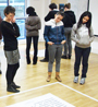 People taking part in the Art and Drama Workshops